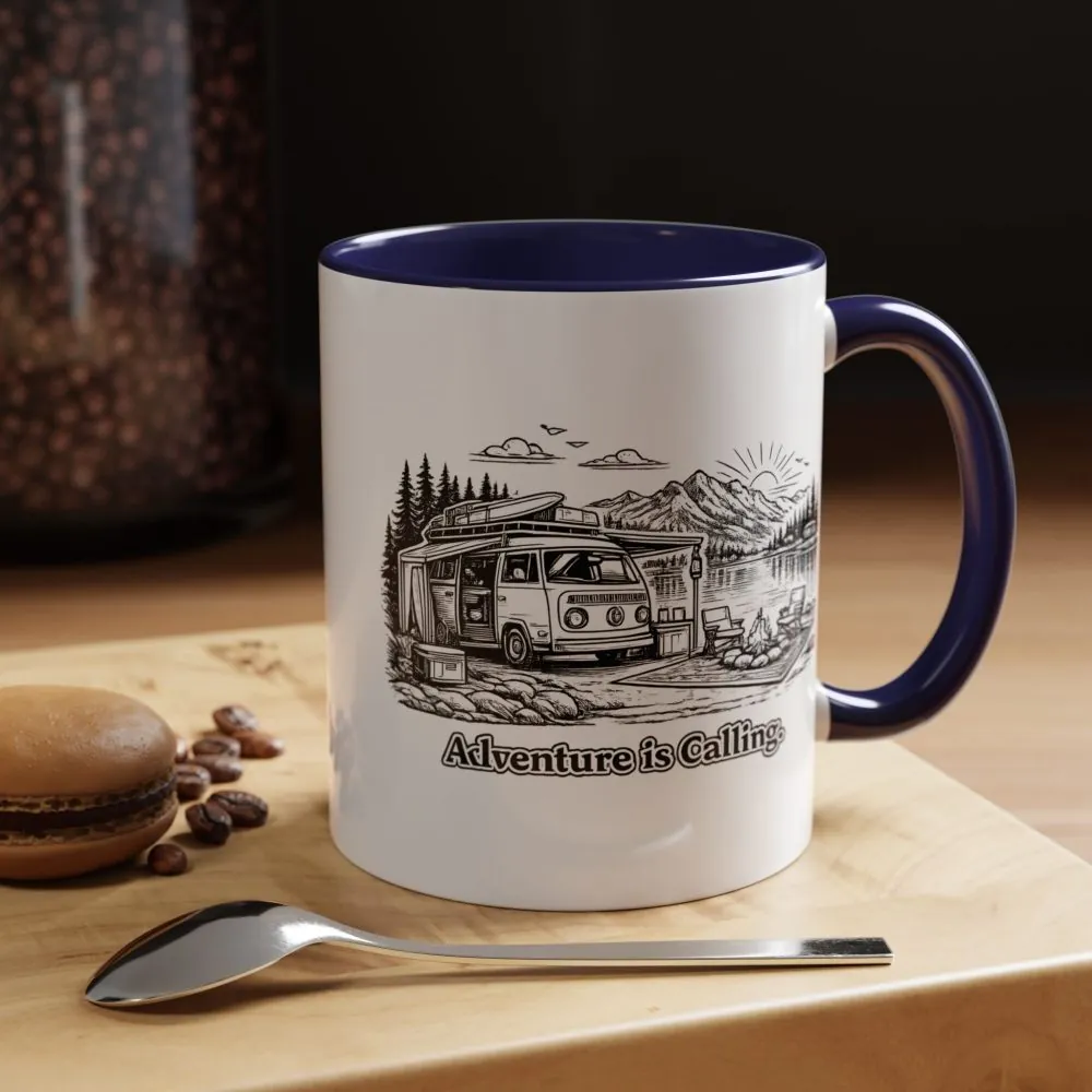 12333631586129489188_2048.jpeg Accent Coffee Mug (11, 15oz) β "Adventure Is Calling" Design Minimal-Line