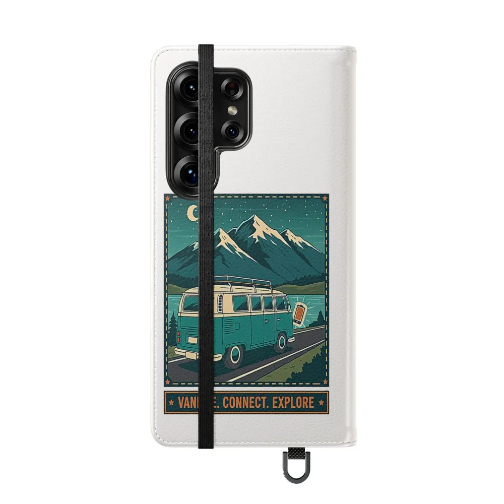 1233672404662540377_2048.jpeg Flip Phone Case — “WiFi Where the Roam Is” Vanlife Wallet Case