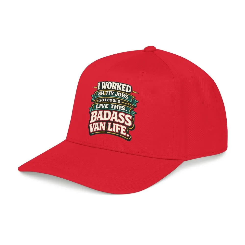 12338441958714948421_2048.jpeg Baseball Cap - "I Worked Shitty Jobs" Design F**K-Line