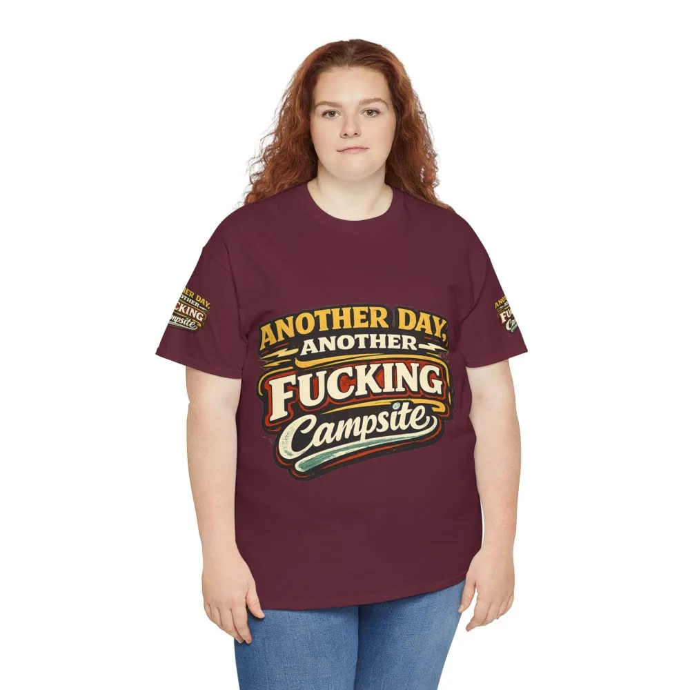 Unisex Heavy Cotton Tee — "Another Day" Design F**K-Line