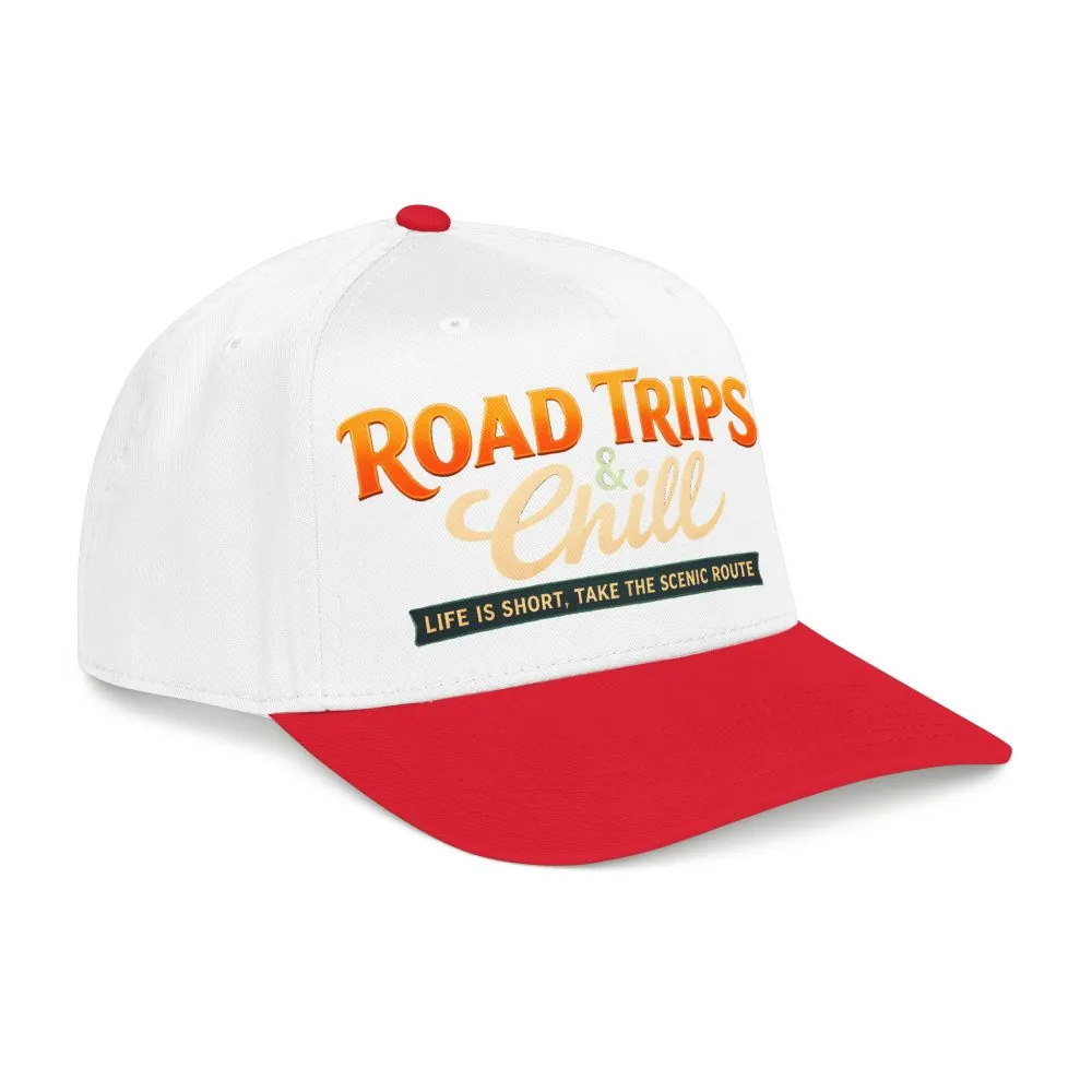 Baseball Cap - "Road Trips And Chill" Design Scenic-Line