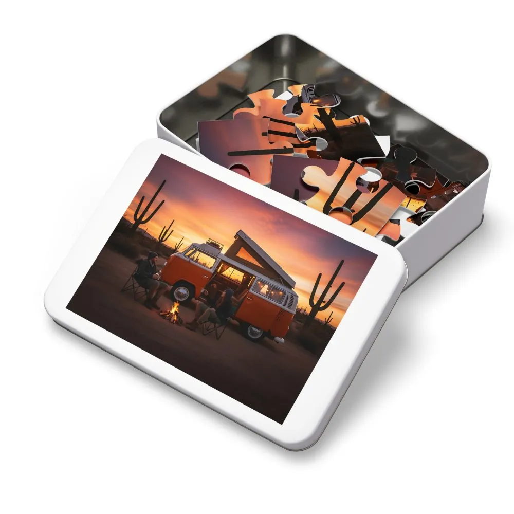 Jigsaw Puzzle with — Campervan Sunset Jigsaw