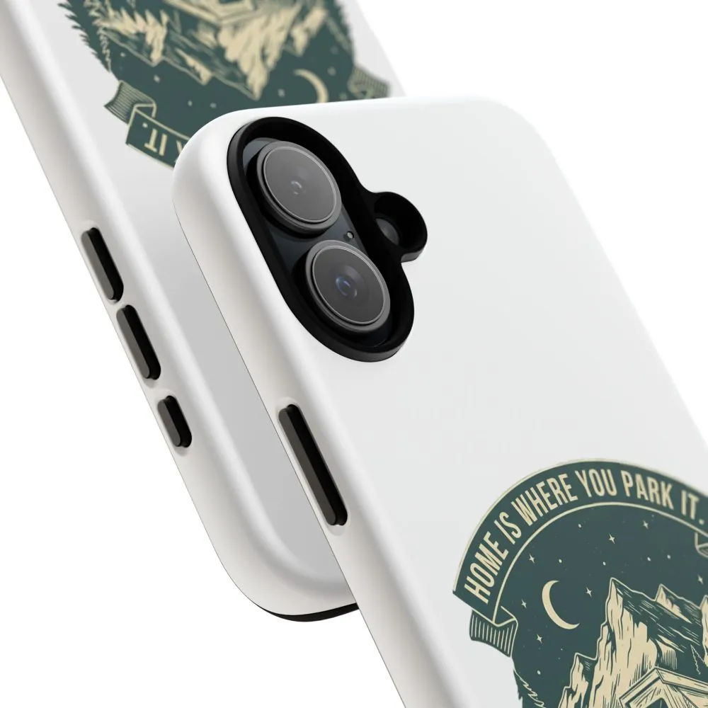 12412920415495885282_2048.jpeg Phone Case — "Home Is Where You Park It-Adventure is the destination" Camper Van Design