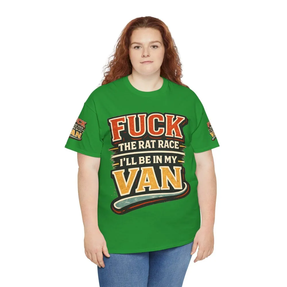 12414566671141359351_2048.jpeg Unisex Heavy Cotton Tee — "Fuck The Rat Race" Design F**K-Line