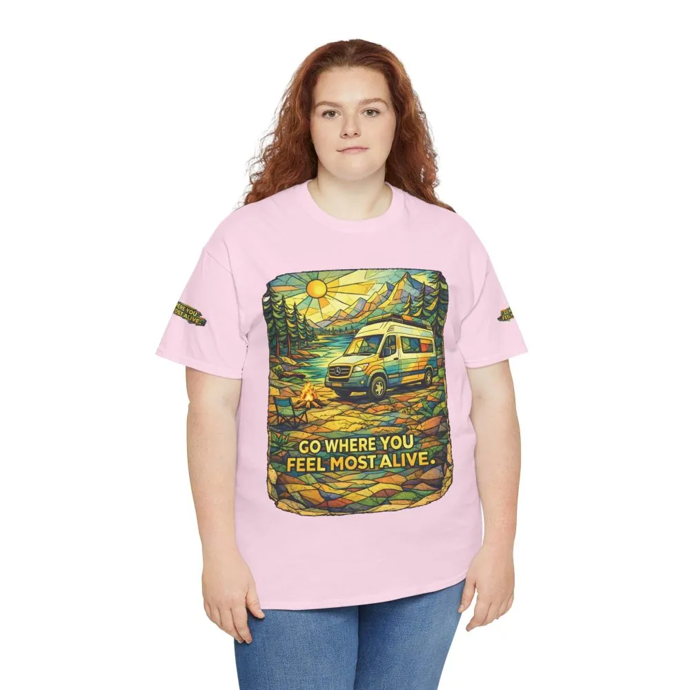 12414877241254281468_2048.jpeg Unisex Heavy Cotton Tee — "Go Where You Feel Most Alive" Design Cubic-Line
