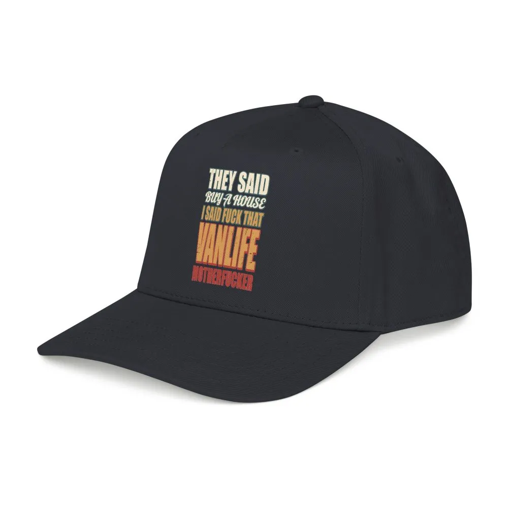 12425295038545634798_2048.jpeg Baseball Cap - "They Said Buy A House" Design F**K-Line
