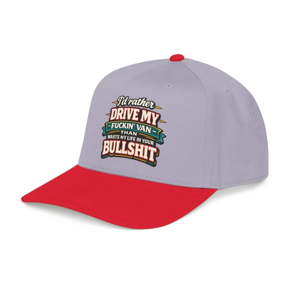 Baseball Cap - "I´d Rather Drive My Fucking Van" Design F**K-Line