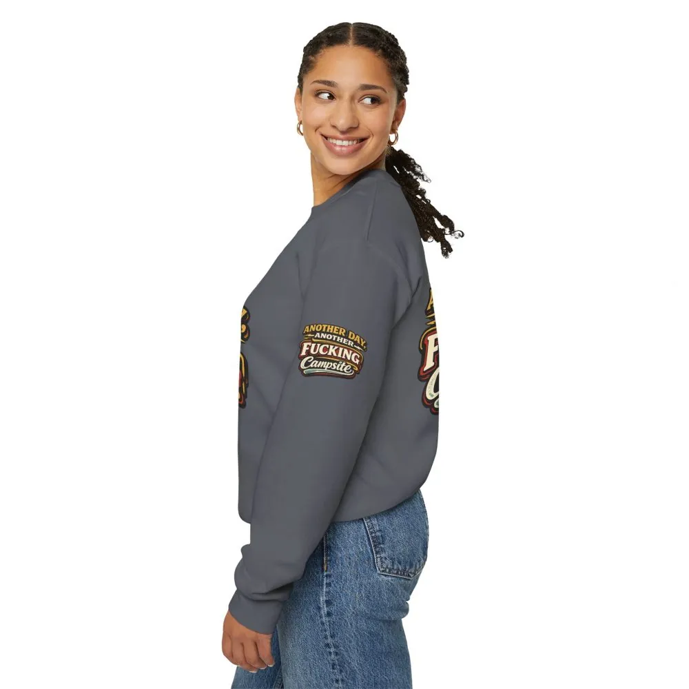 Unisex Heavy Blend™ Crewneck Sweatshirt — "Another Day" Design F**K-Line