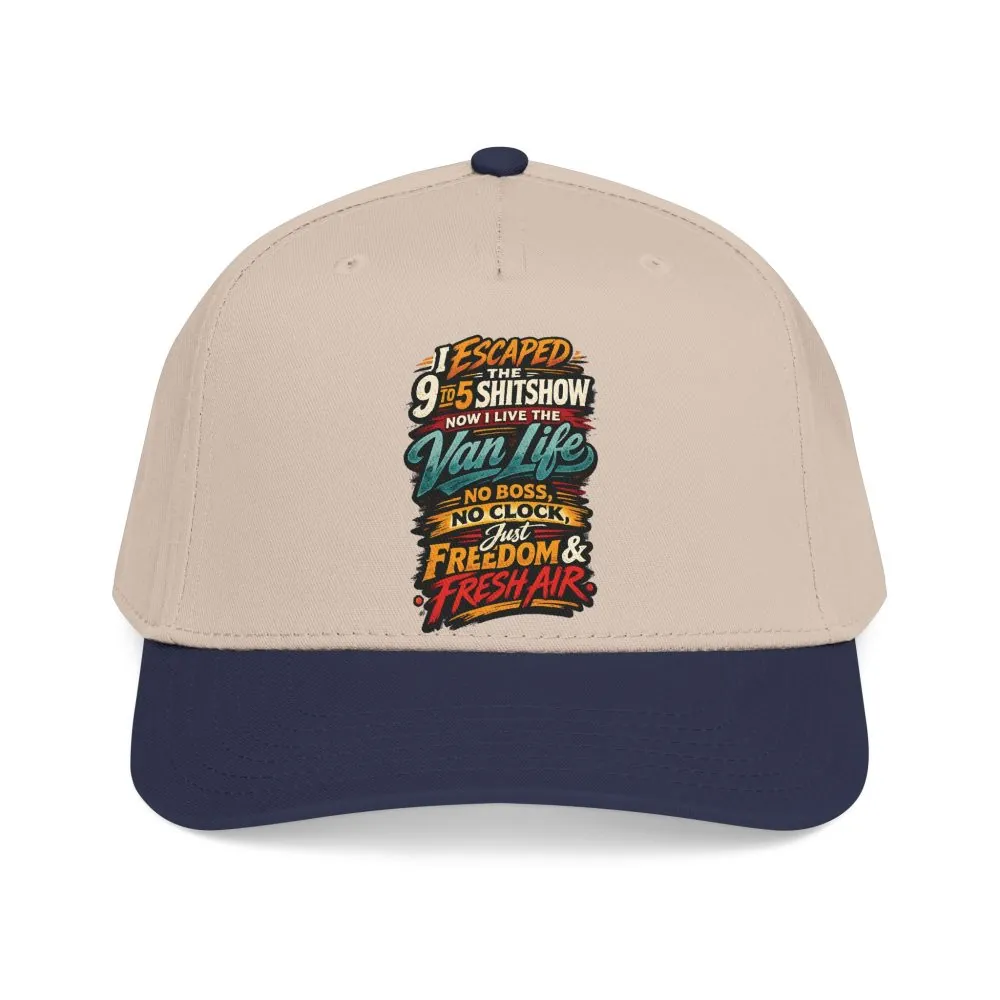Baseball Cap - "I Escaped The 9 To 5" Design F**K-Line
