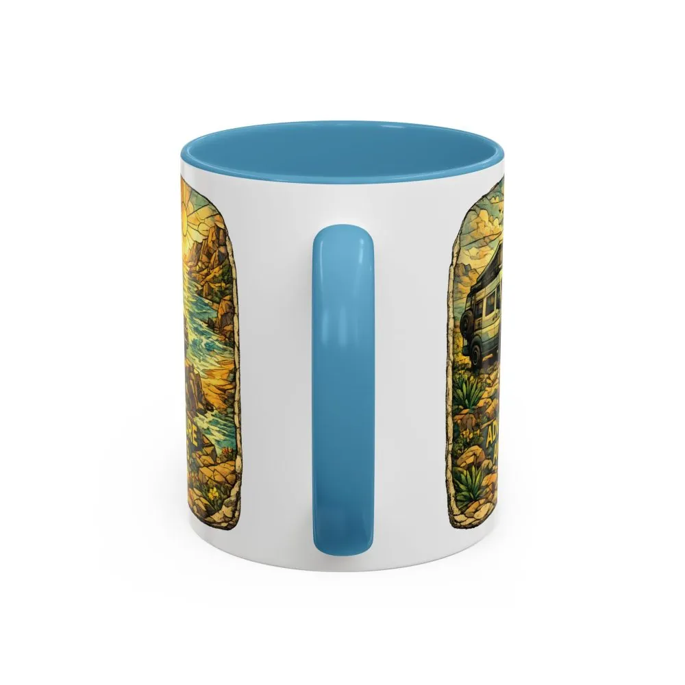 12485039246253174706_2048.jpeg Accent Coffee Mug (11, 15oz) — "Adventure Awaits" Design Cubic-Line