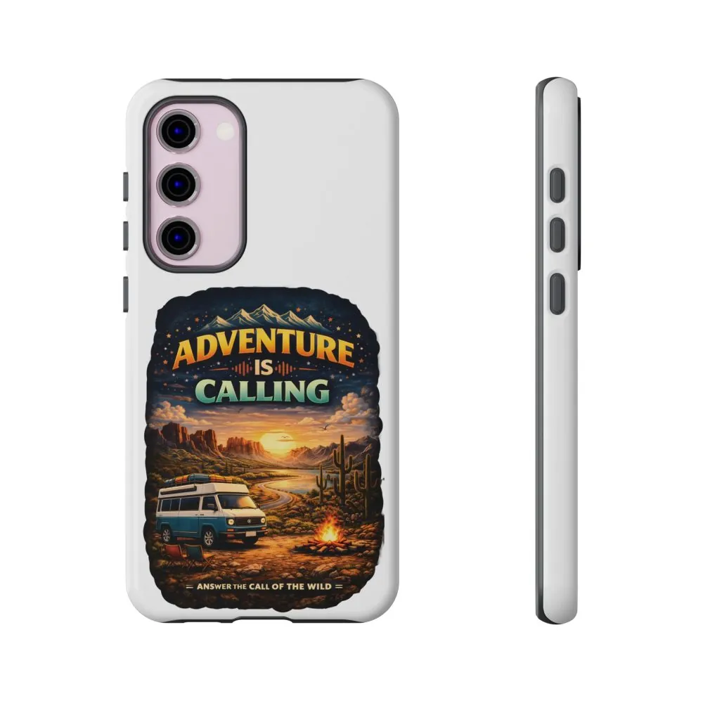 Phone Case — "Adventure Is Calling" (Design Scenic-Line)