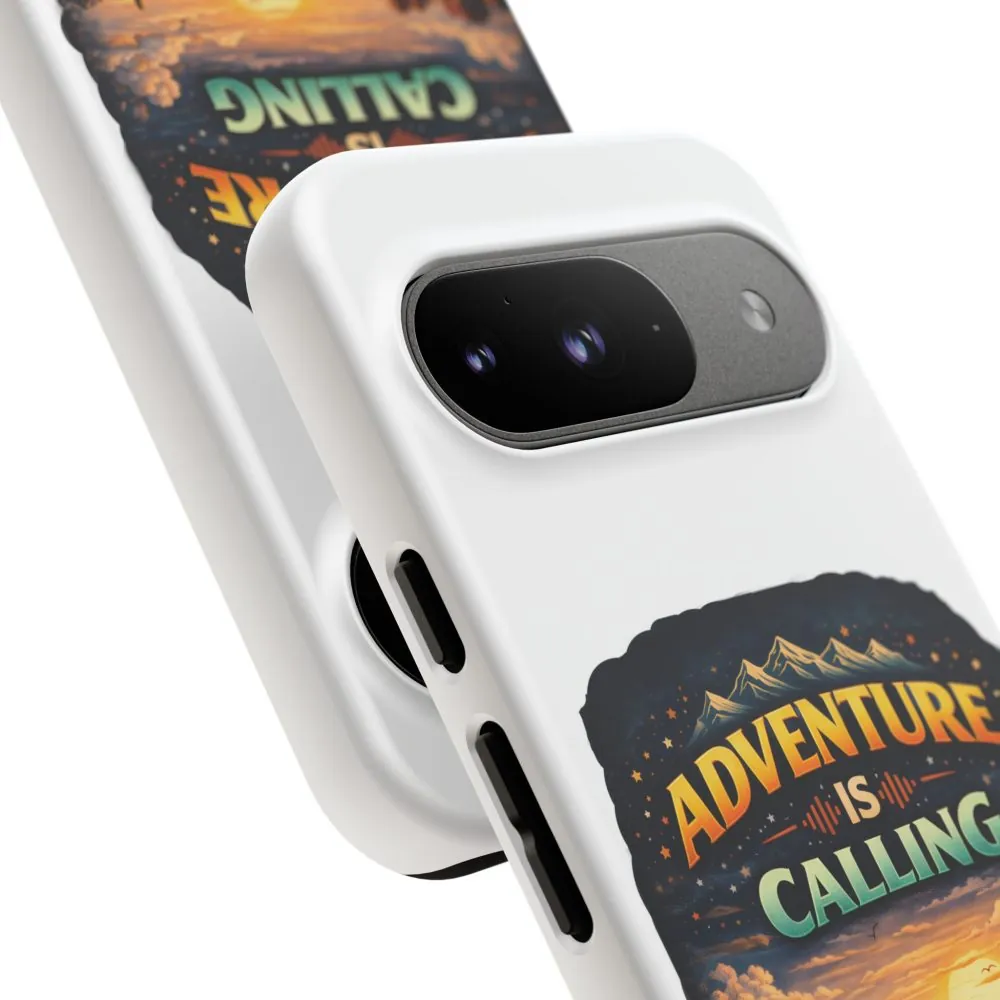 Phone Case — "Adventure Is Calling" (Design Scenic-Line)