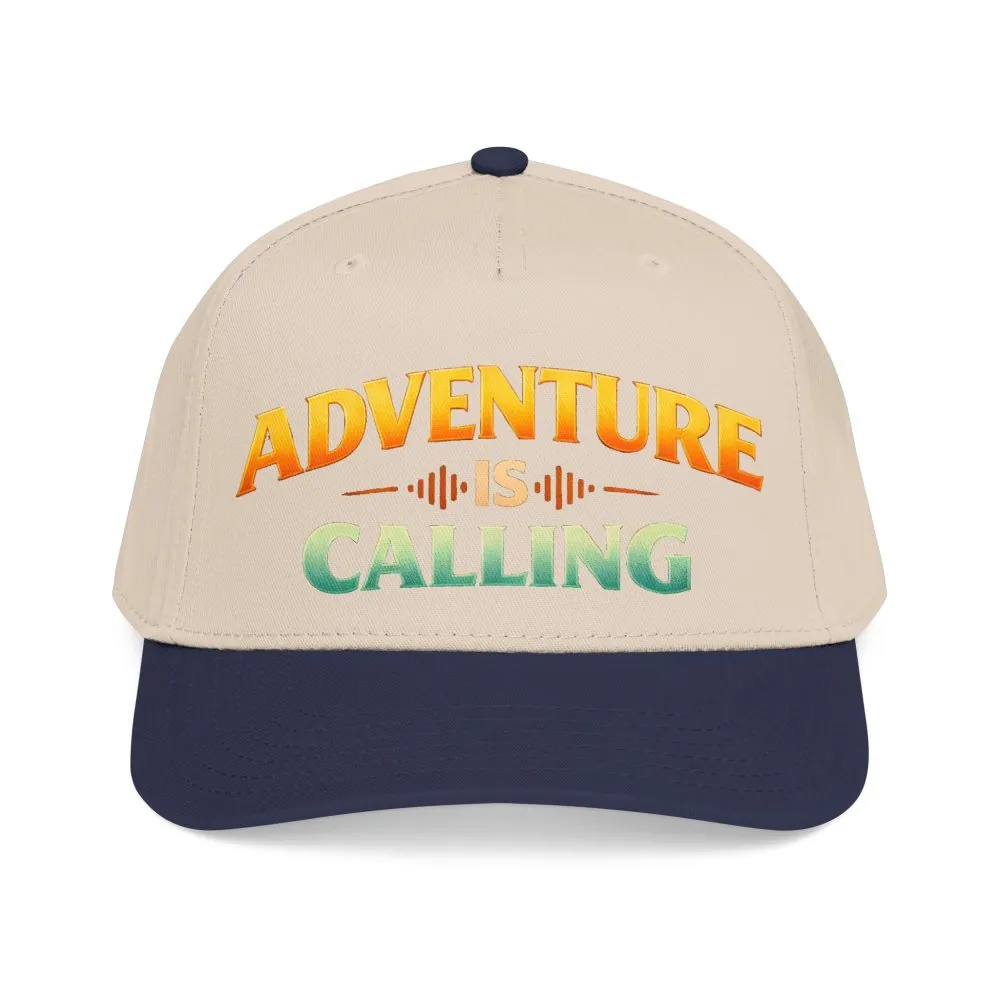 Baseball Cap - "Adventure Is Calling" Design Scenic-Line