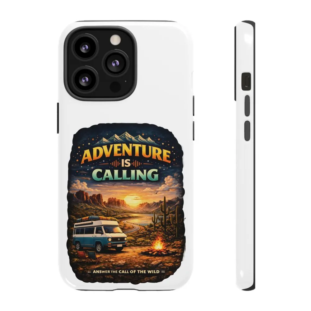 Phone Case — "Adventure Is Calling" (Design Scenic-Line)