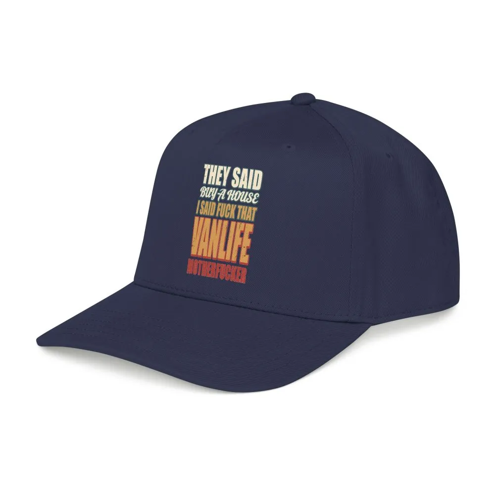 12548703537219852739_2048.jpeg Baseball Cap - "They Said Buy A House" Design F**K-Line