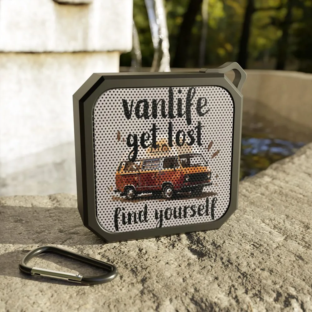 Bluetooth Speaker — “Vanlife Get Lost-Find YOurself” Outdoor Portable Speaker