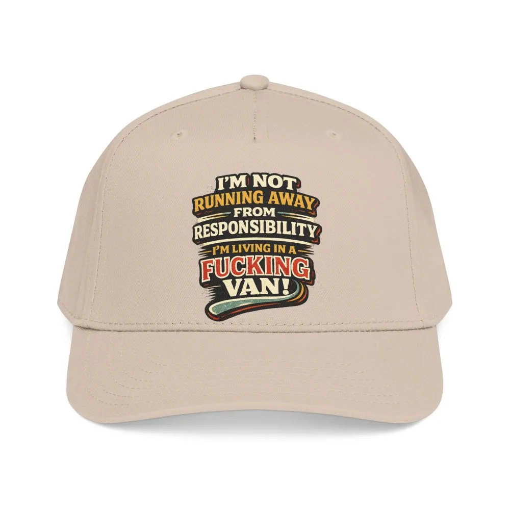 12582672665325565976_2048.jpeg Baseball Cap - "I`m Not running Away" Design F**K-Line