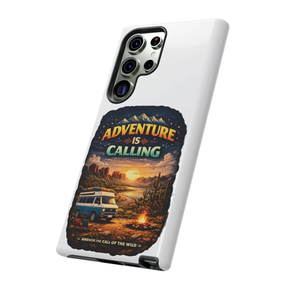 Phone Case — "Adventure Is Calling" (Design Scenic-Line)