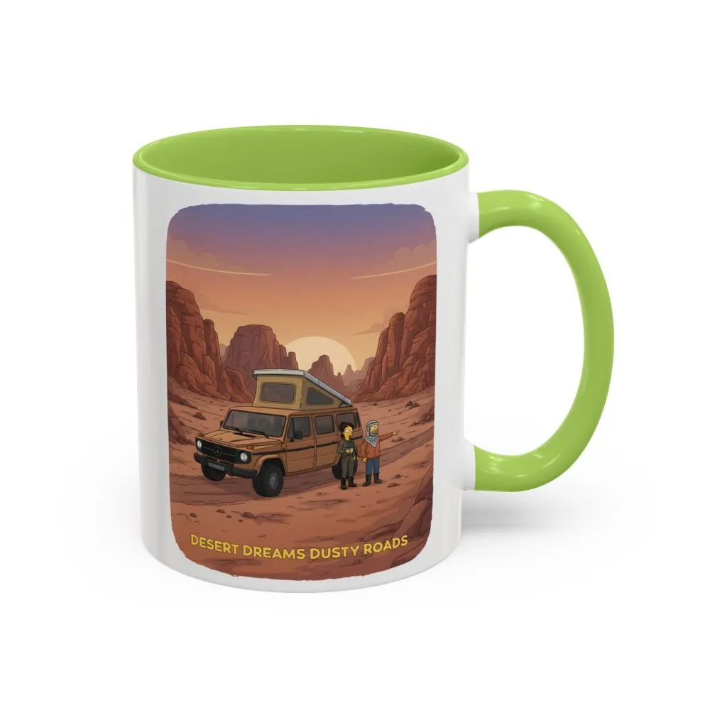 12598250019301228982_2048.jpeg Accent Coffee Mug (11, 15oz) — "Desert Dreams Dusty Roads" Design Sitcom-Line