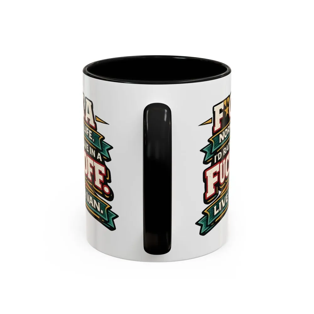 12626390160006585575_2048.jpeg Accent Coffee Mug (11, 15oz) — "Fuck A Normal Life" Design F**K-Line