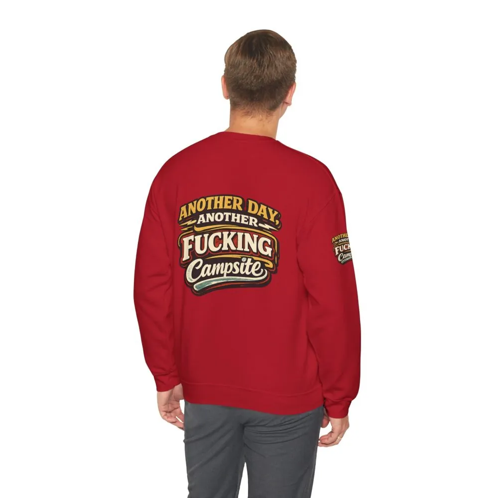 Unisex Heavy Blend™ Crewneck Sweatshirt — "Another Day" Design F**K-Line
