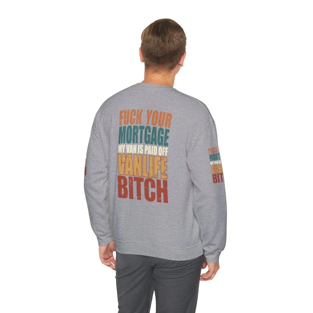 12689214413071512505_2048.jpeg Unisex Heavy Blend™ Crewneck Sweatshirt — "Fuck Your Mortgage" Design F**K-Line