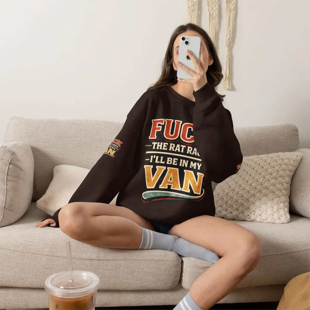 12696501229975301983_2048.jpeg Unisex Heavy Blend™ Crewneck Sweatshirt — "Fuck The Rat Race" Design F**K-Line