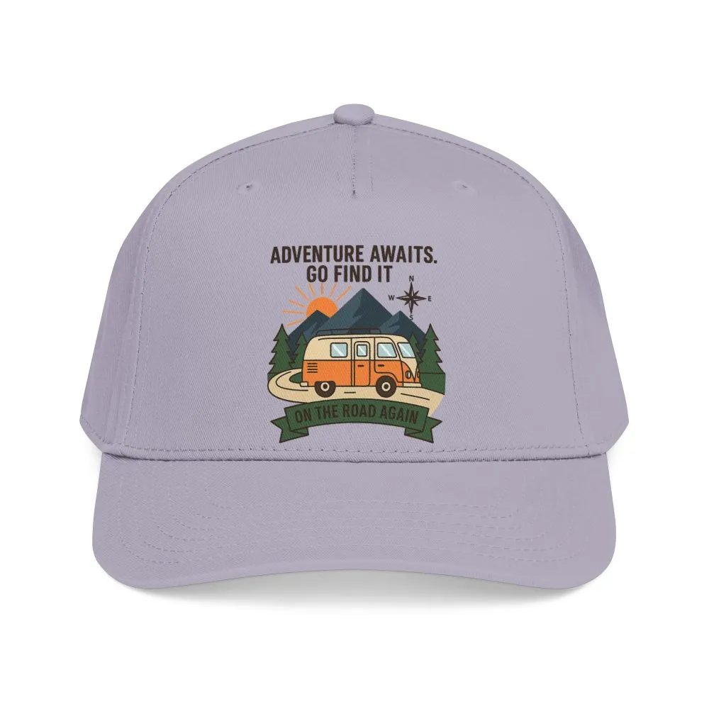Baseball Cap - "Adventure Awaits" Outdoor Travel Hat