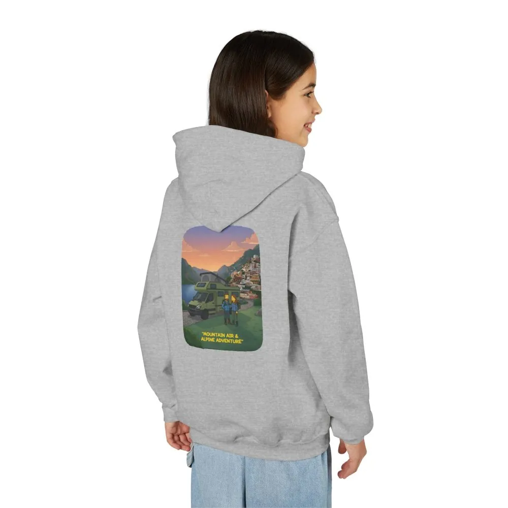 1277533514737374527_2048.jpeg Youth Hoodie(Gildan) – "Mountain Air And Alpine Adventure" (Design Sitcom-Line)