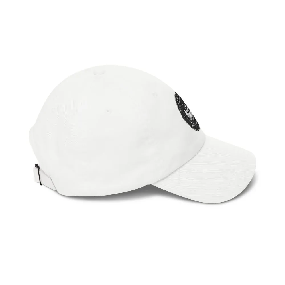 Dad Cap - "ROAD WHERE MADE FOR JOURNEYS-NOT DESTINATIONS" Vintage National Park Stamp Hat