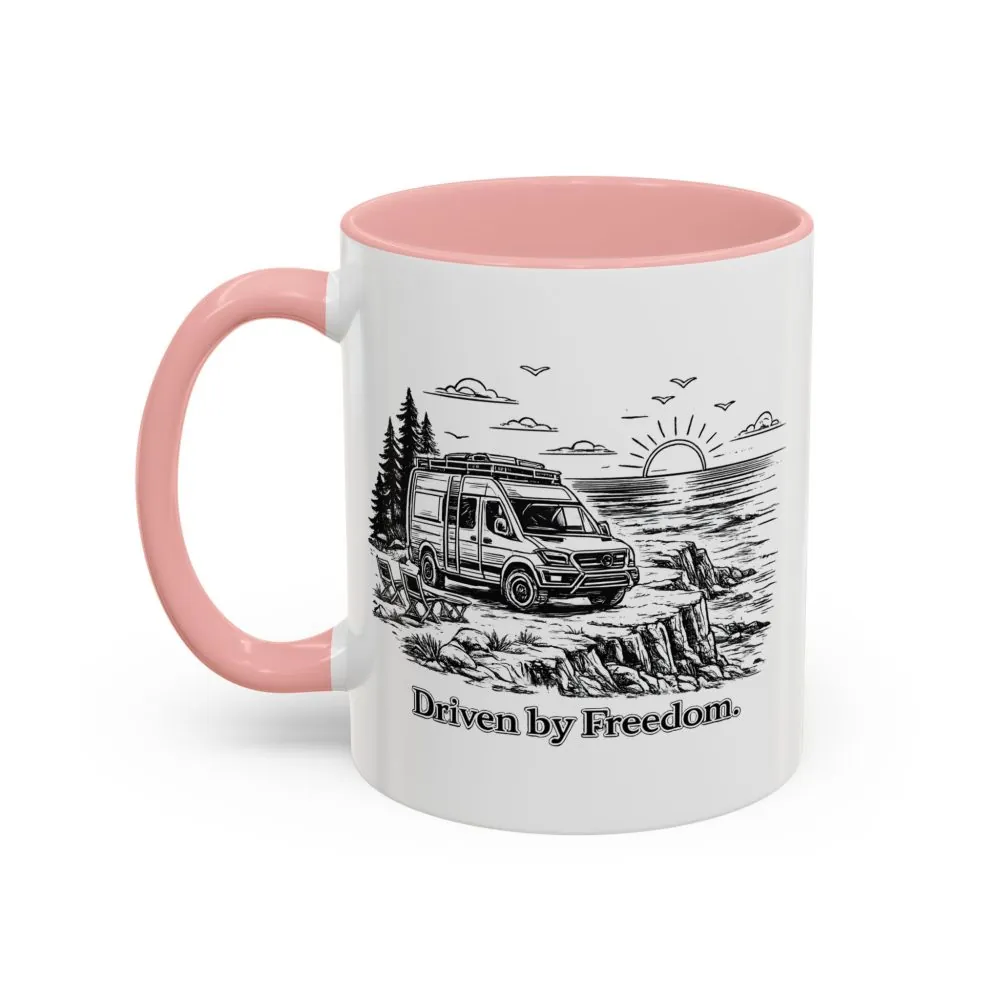 12788212634162601446_2048.jpeg Accent Coffee Mug (11, 15oz) — "Driven By Freedom" Design Minimal-Line