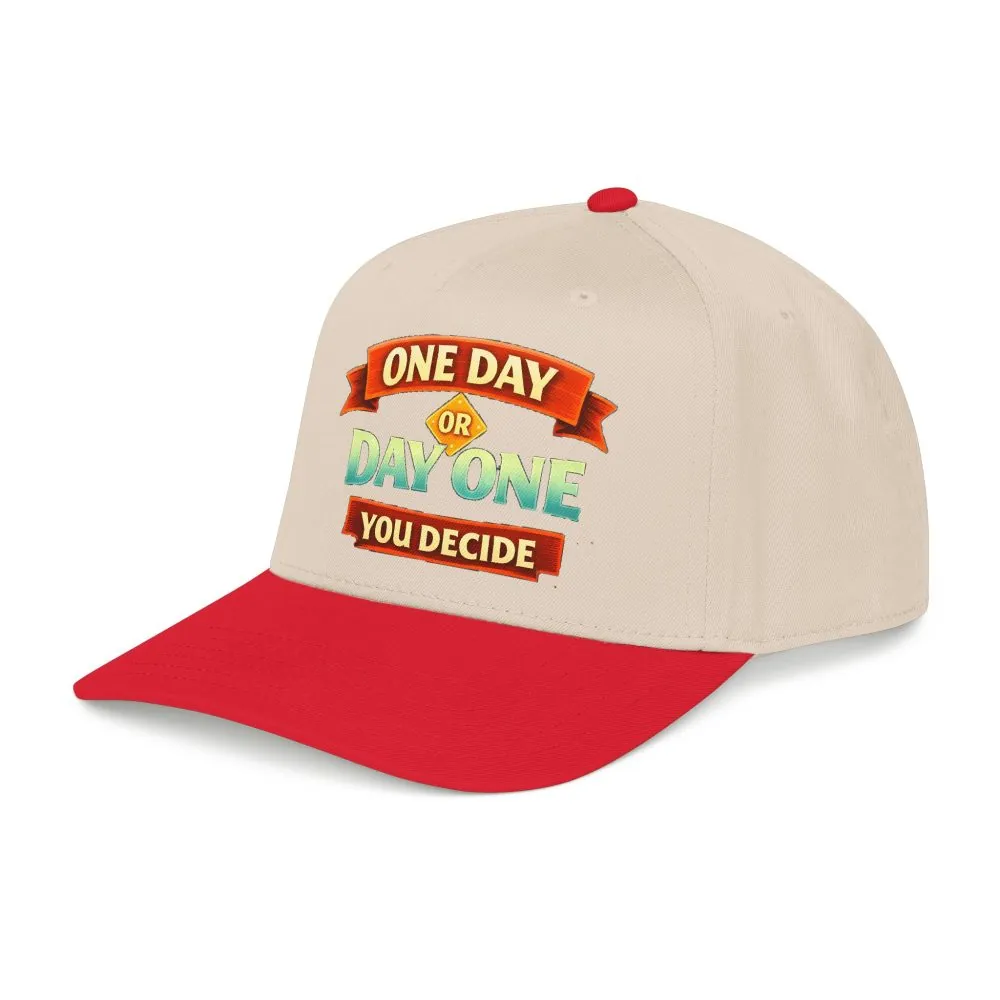 Baseball Cap - "One Day Or Day One" Design Scenic-Line