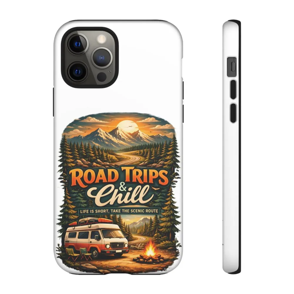Phone Case — "Road Trips and Chill" (Design Scenic-Line)
