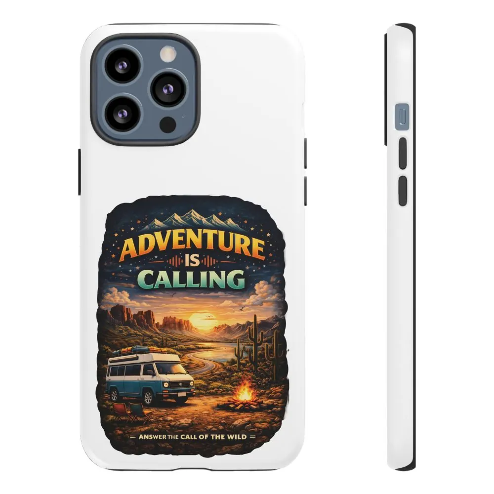 Phone Case — "Adventure Is Calling" (Design Scenic-Line)