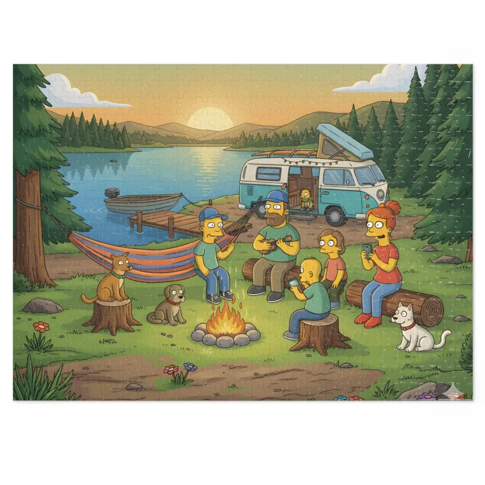 Jigsaw Puzzle with Tin — Scenic Campervan Jigsaw