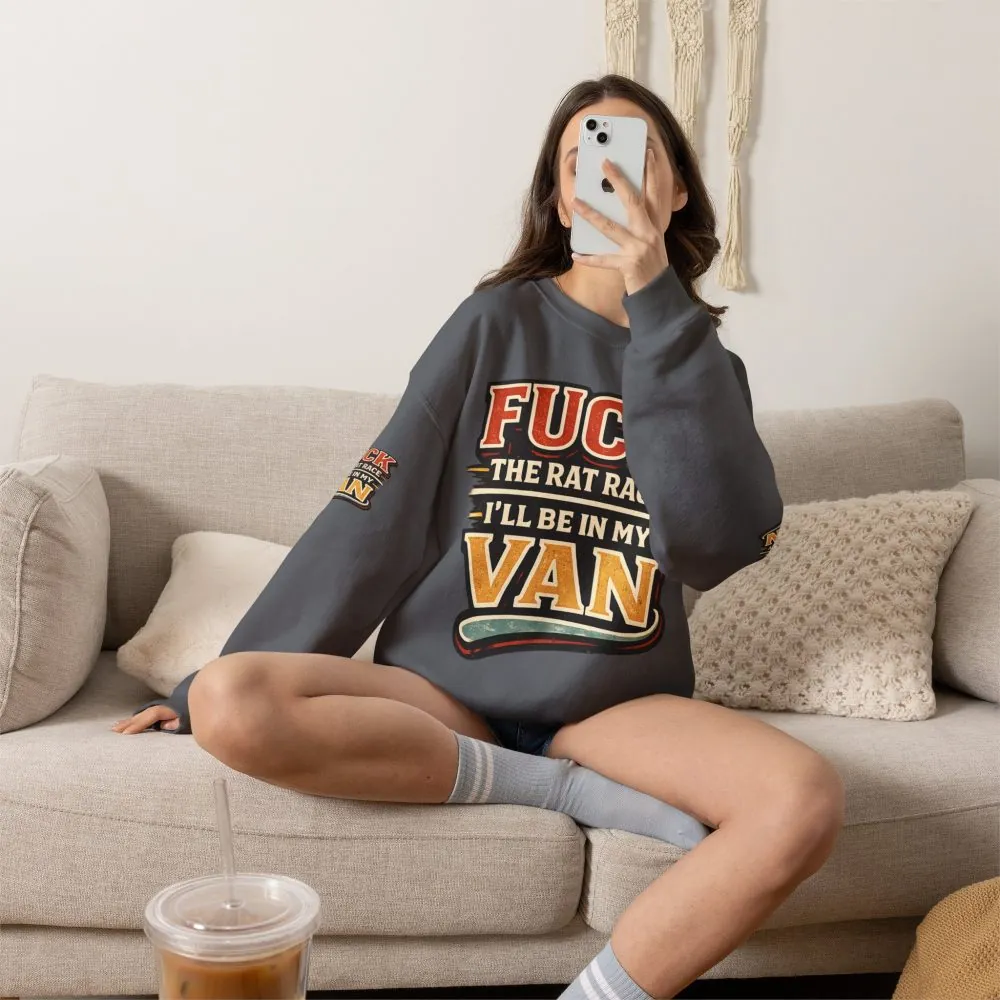 12839440609058164586_2048.jpeg Unisex Heavy Blend™ Crewneck Sweatshirt — "Fuck The Rat Race" Design F**K-Line