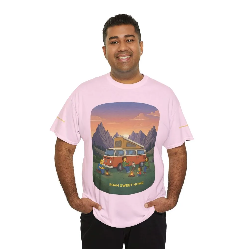 12855117395742275256_2048.jpeg Unisex Heavy Cotton Tee — "Roam Sweet Home" Design Sitcom-Line