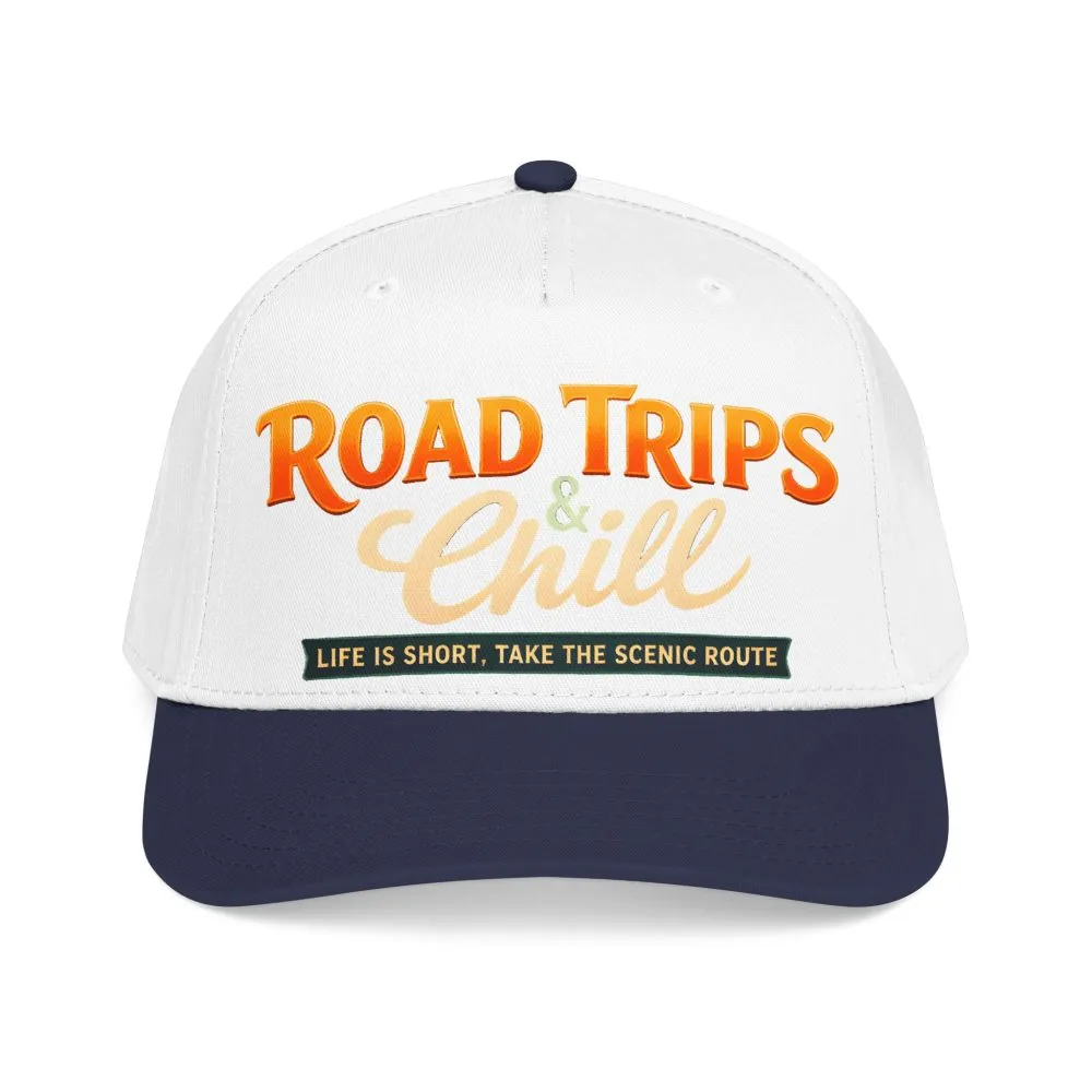 Baseball Cap - "Road Trips And Chill" Design Scenic-Line