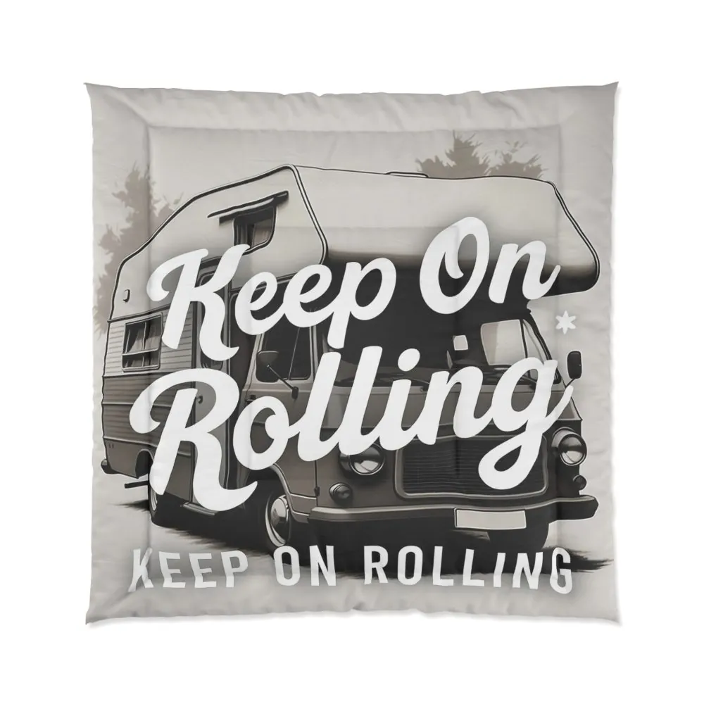 Comforter – "Keep On Rolling" Vintage Camper Travel Bedding