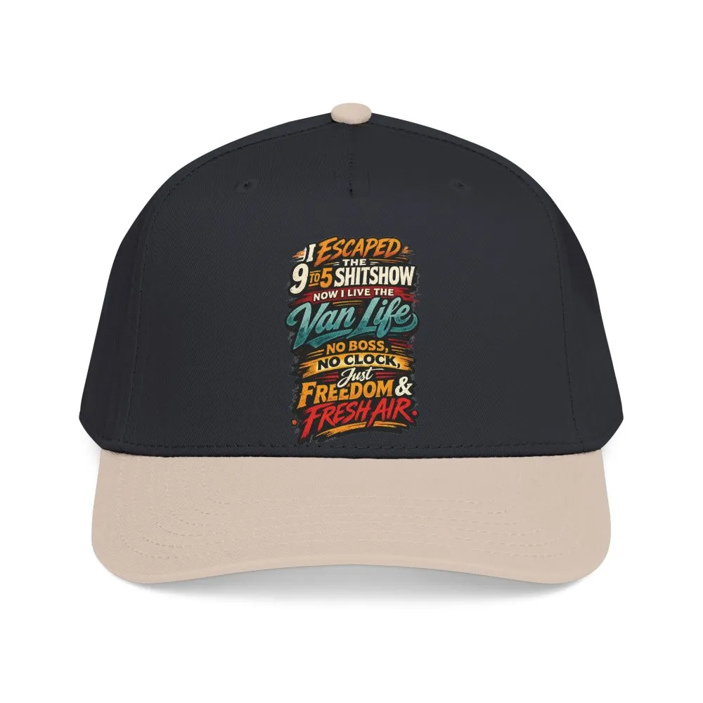 Baseball Cap - "I Escaped The 9 To 5" Design F**K-Line