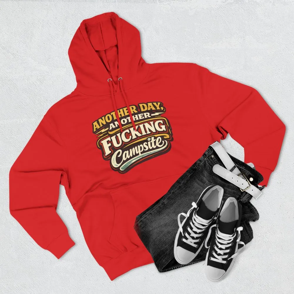 Three-Panel Fleece Hoodie - "Another Day" Design F**K-Line