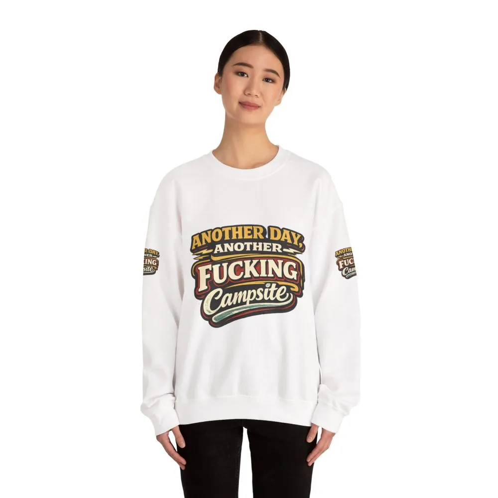Unisex Heavy Blend™ Crewneck Sweatshirt — "Another Day" Design F**K-Line