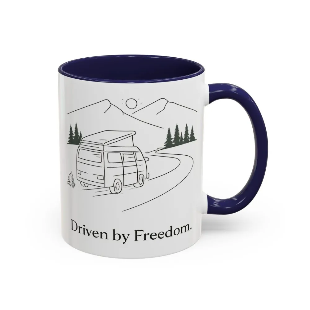 12950659420668022690_2048.jpeg Accent Coffee Mug (11, 15oz) — "Driven By Freedom" Design Minimal-Line