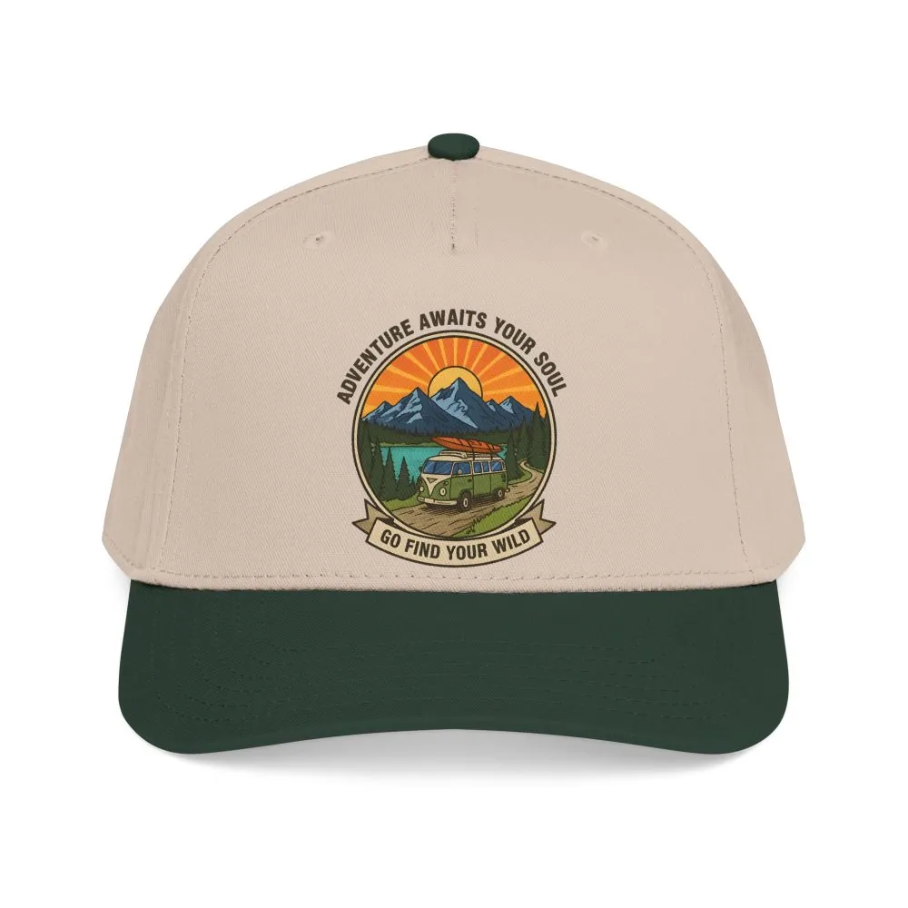 Baseball Cap — "Go Find Your Wild" Outdoor Patch