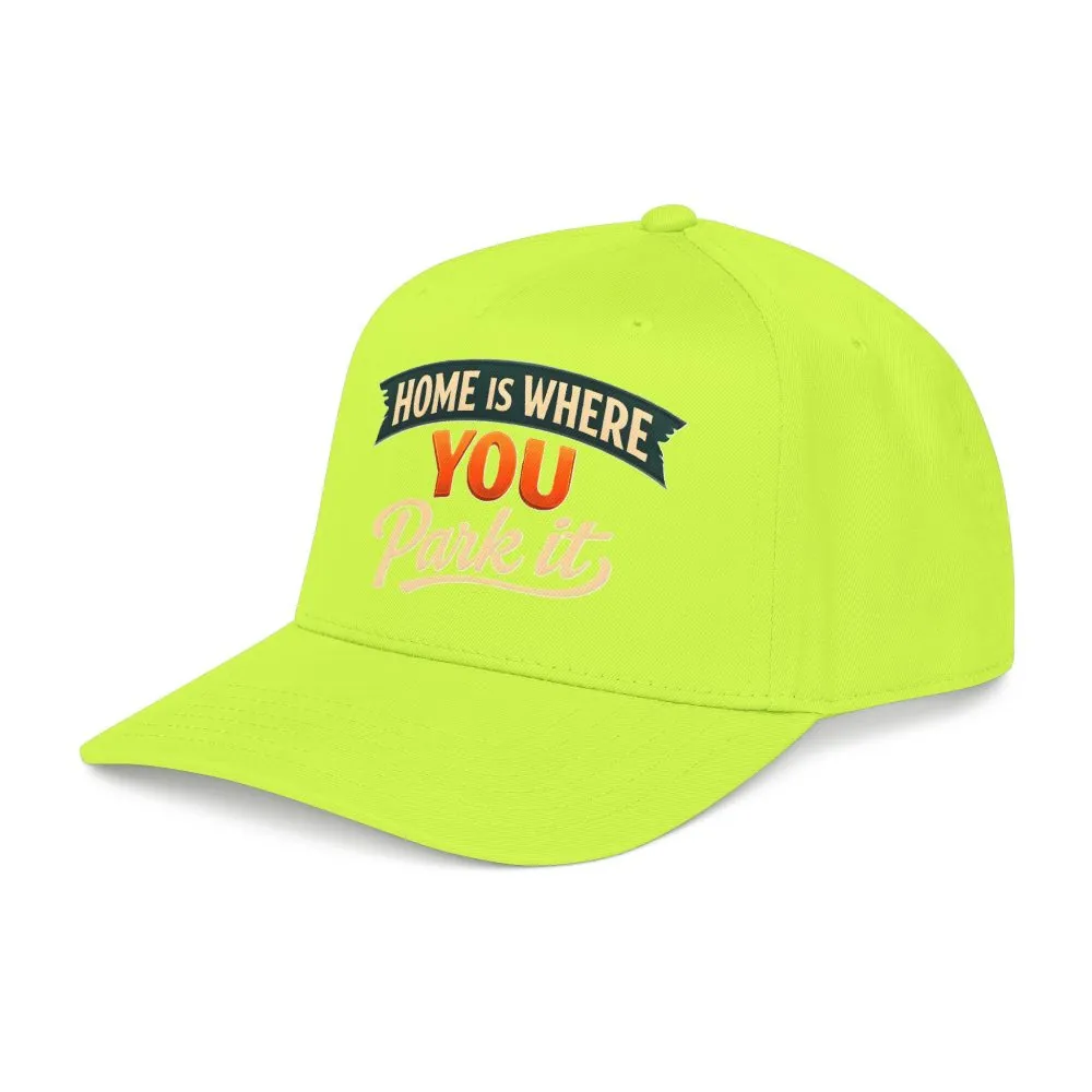 Baseball Cap - "Home Is where You Park It" Design Scenic-Line