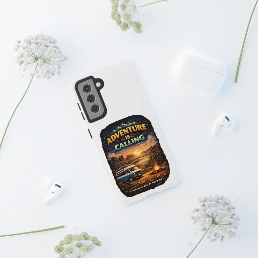 Phone Case — "Adventure Is Calling" (Design Scenic-Line)