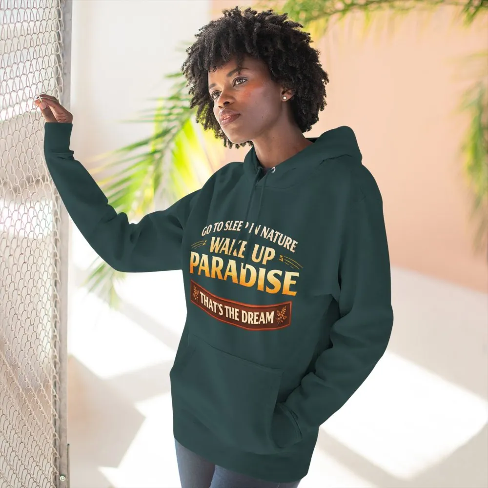 12992490664961555009_2048.jpeg Three-Panel Fleece Hoodie - "Go To Sleep In Nature " Design Scenic-Line