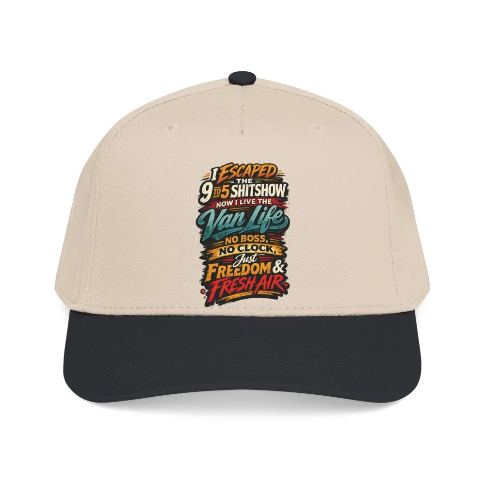 Baseball Cap - "I Escaped The 9 To 5" Design F**K-Line