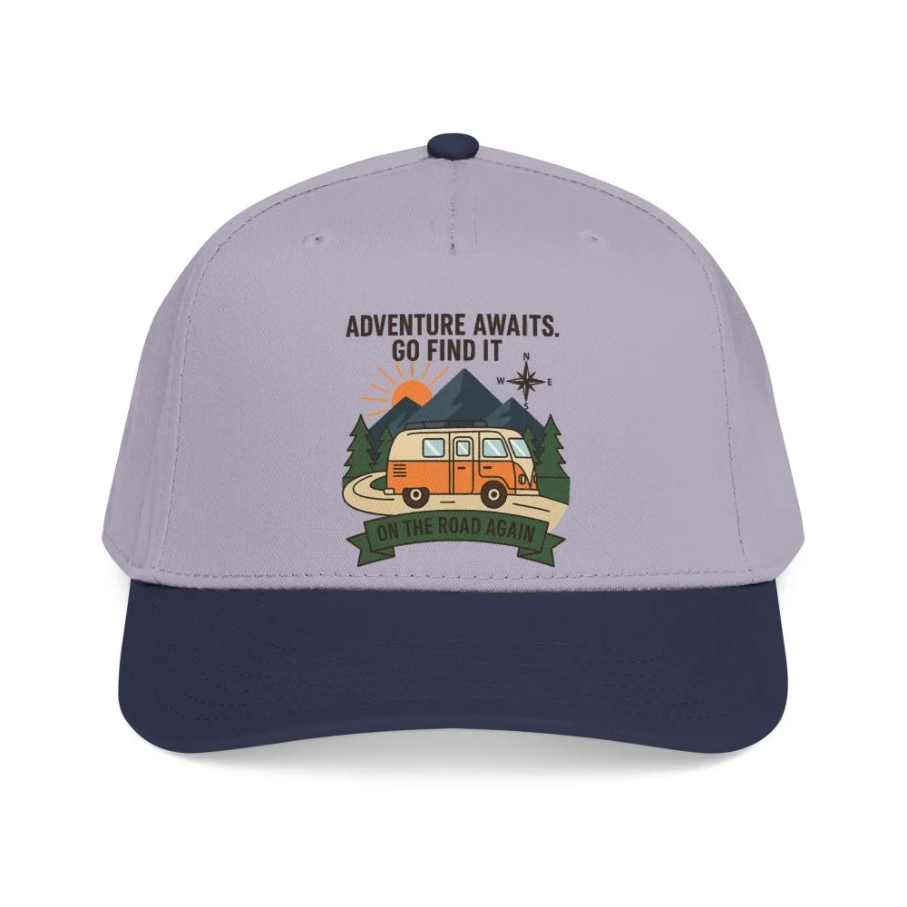 Baseball Cap - "Adventure Awaits" Outdoor Travel Hat