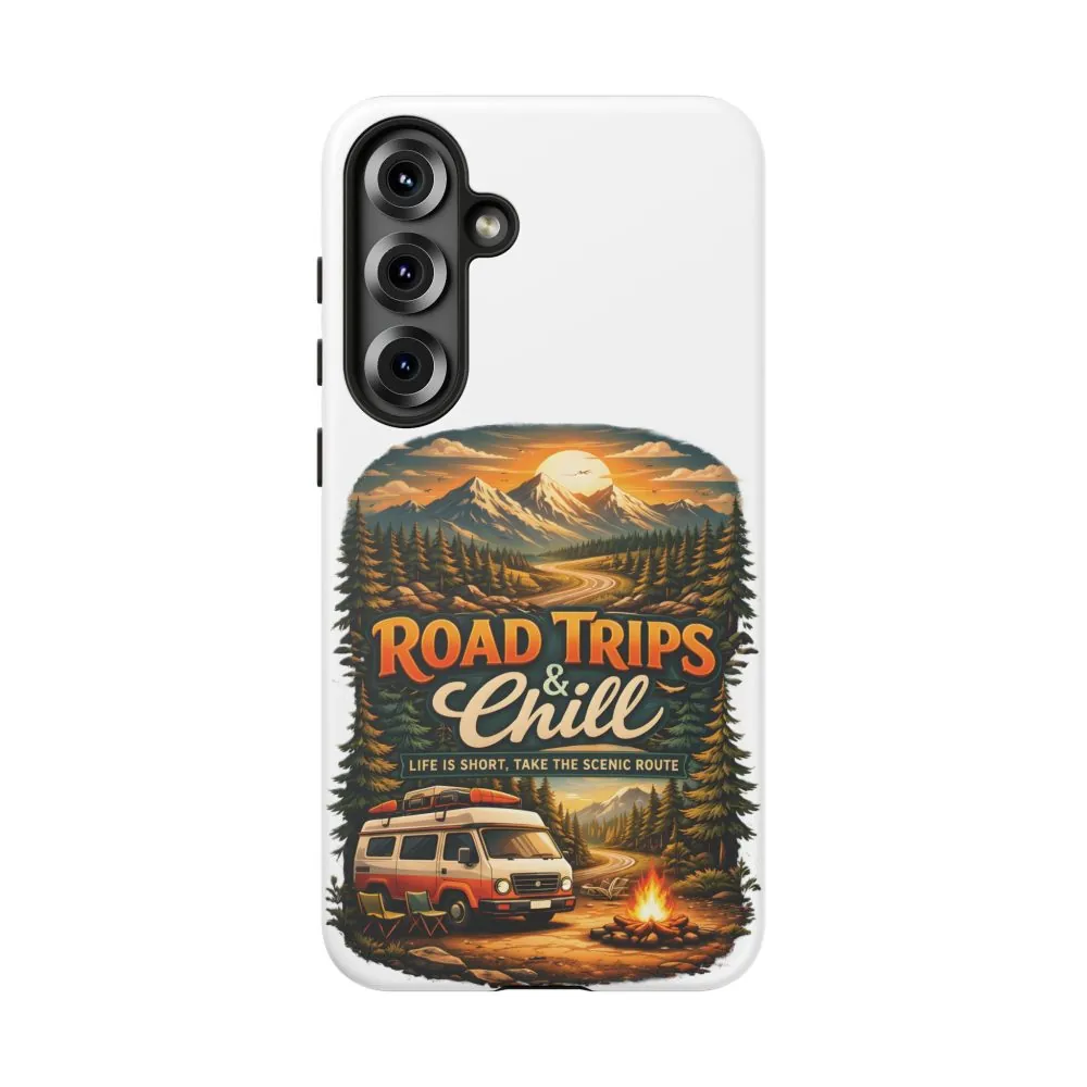 Phone Case — "Road Trips and Chill" (Design Scenic-Line)